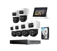 eufy PoE Bullet-PTZ-Kamera S4 6-Cam kit+Smart Display