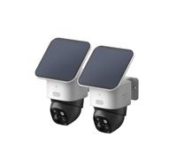 eufy Security Confezione da 2 SoloCam, Telecamera Esterna Wireless, Sorveglianza a 360°, Nessun Punto Cieco, Wi-Fi a 2,4 GHz, Nessun Canone Mensile, Compatibile con HomeBase 3
