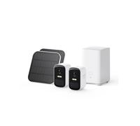 eufy Security eufyCam 2C Kit 2 telecamera wifi esterno senza fili, telecamera pannello solare, con durata della batteria di 180 giorni, 1080p HD, IP67, visione notturna, senza canone mensile