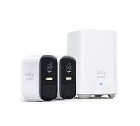eufy Security eufyCam 2C Pro, telecamera wi-fi esterno, telecamera wifi esterno senza fili, risoluzione 2K, batteria durata di 180 giorni, compatibilità HomeKit, IP67, Nessun Costo Mensile, 2+1