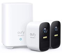 eufy Security, EufyCam 2C Wireless, 180 Giorni Durata batteria, HD 1080p, IP67, Visione Notturna, Compatibile con Amazon Alexa, kit a 2 cam, senza canone mensile (rinnovato)