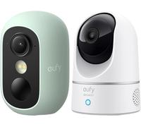 eufy Security eufyCam C35 Telecamere Wireless per Int/Est & IndoorCam E220 telecamera wifi interno (Confezione)