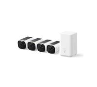 eufy Security eufyCam E40 4-Cam Kit (HomeBase 2), Telecamera di Sicurezza Wireless Solare da Esterno, Risoluzione 2K con Pannello Solare Integrato, Visione Notturna MaxColor,4+1