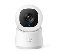eufy Security Indoor Cam C210, telecamera wifi interno 1080p, panoramica 360°, inclinazione Tilt, rilevamento IA integrato, ideale per baby monitor/animali domestici/sorveglianza domestica