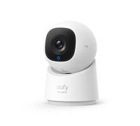 eufy Security Indoor CAM C220 | Telecamera di sicurezza intelligente con risoluzione 2K con copertura a 360°, rilevamento umano/movimento, tracciamento AI, compatibile con Alexa e Google Assistant