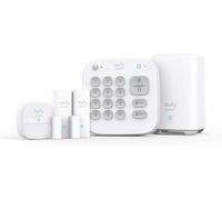 Kit di allarme domestico da 5 pezzi eufy Security, sistema di sicurezza domestico, tastierino, sensore di movimento, 2 sensori di ingresso, controllo da app, collegamento a eufyCam