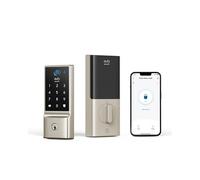 eufy Security Smart Lock C220, Serratura per porta d'ingresso senza chiave con impronte digitali, Wi-Fi integrato, Telecomando app, Serratura intelligente per porta d'ingresso, Impermeabile IP53