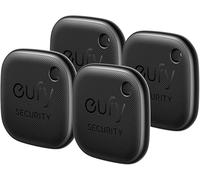 eufy Security SmartTrack Link (nero, confezione da 4) Key Finder compatibile con Apple Find My (iOS) Key Finder Bluetooth Tracker per auricolari e localizzatore di bagagli