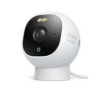 eufy Security Solo Outdoor Cam E210, telecamera di sicurezza per esterni (cablata) tutto in uno, 1080p, faretto, visione notturna a colori, 0 costi mensili, IP67