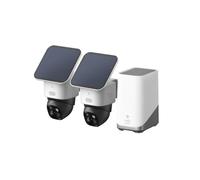 eufy Security SoloCam 2+1, Telecamera di Sorveglianza Esterna a Energia Solare, Sorveglianza a 360°, Nessun Punto Cieco, Telecamera Esterna con Wi-Fi 2,4 GHz, Senza Costi, Compatibile con HomeBase 3