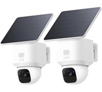 eufy Security SoloCam E30 telecamera wi-fi esterno senza fili, Alimentazione Solare, Panoramica a 360°, Tracciamento AI, Nitidezza 2K, Compatibile con HomeBase S380, Nessun Costo Mensile, 2 Pack