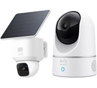 eufy Security SoloCam E30 telecamera wi-fi esterno senza fili & IndoorCam E220 telecamera wifi interno (Confezione)