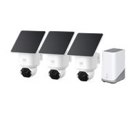 eufy Security SoloCam E42 Kit 3 Telecamere+HomeBase S380