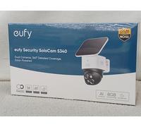 eufy Security SoloCam S340 3K Dual-Lens Telecamera di sicurezza solare (nuova)