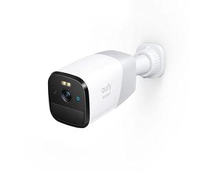 eufy security Telecamera di sorveglianza esterna 4G LTE 2K HD, visione notturna Starlight, audio fronte/retro, riconoscimento personale, senza Wi-Fi, scheda SIM EIOTCLUB e memoria locale integrata.