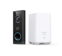 eufy Security Video Doorbell S220, videocitofono wireless con batteria con 2K HD, nessun costo mensile, tecnologia AI integrata nel dispositivo per il rilevamento persone, auto-installazione semplice