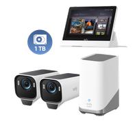eufy Smart Display + eufyCam S3 Pro con 2 Telecamere + disco rigido da 1 TB
