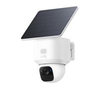 eufy Security SoloCam E30 telecamera wi-fi esterno senza fili, Alimentazione Solare, Panoramica a 360°, Tracciamento AI, Nitidezza 2K, Compatibile con HomeBase S380, Nessun Costo Mensile