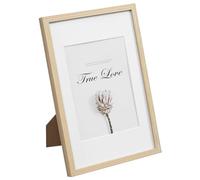 EUGAD Cornici, 20x30, Portafoto con Fronte in Plexiglass e Cornice in Legno, da Parete e da Tavolo, Decorazione per Soggiorno, Corridoio, Uffici, Naturale