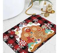 EUgangdiude Zerbini natalizi Zerbino in terra diatomacea Zerbino ad asciugatura rapida per decorazioni domestiche Tappeto antiscivolo per bagno