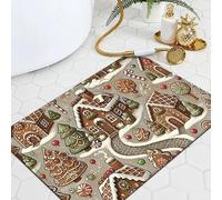 EUgangdiude Zerbini natalizi Zerbino in terra diatomacea Zerbino ad asciugatura rapida per decorazioni domestiche Tappeto antiscivolo per bagno