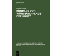 Eugen Joseph Konrads von Würzburg Klage der Kunst (Copertina rigida)