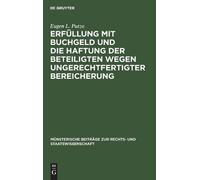 Eugen L Putzo Erfüllung Mit Buchgeld Und Die Haftung Der Bete (Copertina rigida)