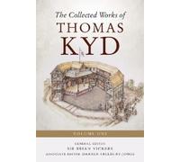 Eugene Giddens The Collected Works of Thomas Kyd (Copertina rigida)