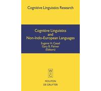 Eugene H. Casad Cognitive Linguistics and Non-Indo-European L (Copertina rigida)
