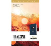 Eugene H. Peter Message Deluxe Gift Bible, Large Print, N (Rilegato in ecopelle)