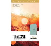 Eugene H. Peter Message Deluxe Gift Bible, Large Print, T (Rilegato in ecopelle)