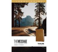 Eugene H. Peter The Message Thinline, Large Print (Leathe (Rilegato in ecopelle)