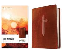 The Message Deluxe Gift Bible, Dark Brown Gold