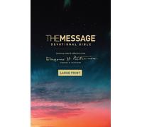Eugene H. Peters The Message Devotional Bible, Large Print (Softcove (Tascabile)