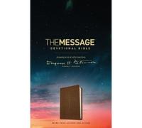 Eugene H Peterso The Message Devotional Bible, Brown Cros (Rilegato in ecopelle)
