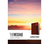 Eugene H Peterson Message-MS-Large Print Numbered (Rilegato in ecopelle)