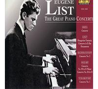 Eugene List Eugene List: The Great Piano Concerti (CD) Album