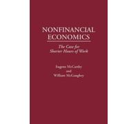 Eugene Mccarthy William McGuaghey Nonfinancial Economics (Copertina rigida)