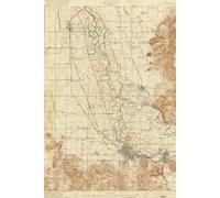 Eugene Oregon Map Journal: Vintage Map Notebook