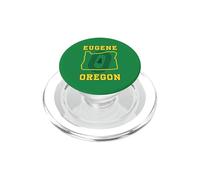 Eugene Oregon Retro Minimalista Albero Di Pino E O Mappa Dello Stato PopSockets PopGrip per MagSafe