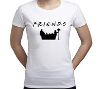 EUGINE DREAM They Dont Know That We Know Friends TV Show Gift T-Shirt Donna Bianco L