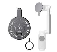 EUGOOCX Adattatore magnetico per cellulare Insta360 Flow, forte piastra magnetica con anello in metallo compatibile con telefoni Magsafe e Android