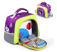 EUGOOCX Borsa da trasporto compatibile con Little Tikes Story Dream Machine Books Starter Set, custodia con tracolla per lettore audio, libri e collezione di personaggi, Viola