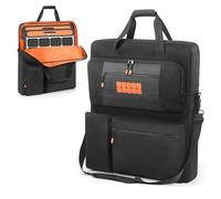 EUGOOCX Borsa portatile da viaggio per pannello solare compatibile con Jackery SolarSaga 100 W 200 W, custodia da trasporto con tasche multiple per campeggio all'aperto