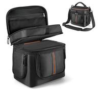 EUGOOCX Borsa portatile per il trasporto di centrali elettriche compatibile con Jackery Explorer 240 v2, custodia da viaggio per generatore solare, cavo di ricarica e accessori, Nero