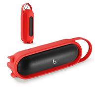 EUGOOCX Custodia da trasporto in silicone per altoparlante Bluetooth portatile Beats Pill 2024, custodia protettiva da viaggio accessori per altoparlanti (rosso)
