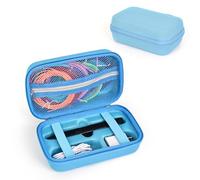 EUGOOCX Custodia in EVA compatibile con MYNT3D Super 3D Pen Set, borsa da viaggio portatile per penna da stampa 3D, ricariche e cavi, Blu