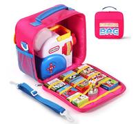 EUGOOCX Custodia per libri Little Tikes Story Dream Machine, set per principianti, porta giocattoli, custodia da viaggio per molte storie, accessori per libri storytime/piccoli libri d'oro (rosa)