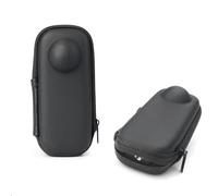 EUGOOCX Custodia protettiva in EVA per Insta360 X4, design semi-aperto che trasporta gli accessori della macchina fotografica di azione 360 X4 dell'organizzatore di viaggio