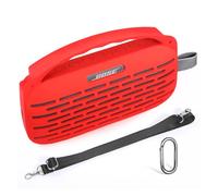 EUGOOCX Custodia protettiva in silicone per altoparlante Bluetooth Bose New SoundLink Flex di seconda generazione, custodia protettiva per altoparlante esterno (rosso)